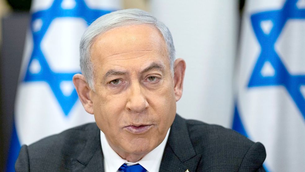 Der israelische Ministerpräsident Benjamin Netanjahu droht der Hamas-Führung mit deutlichen Worten. Foto: Ohad Zwigenberg/AP/dpa