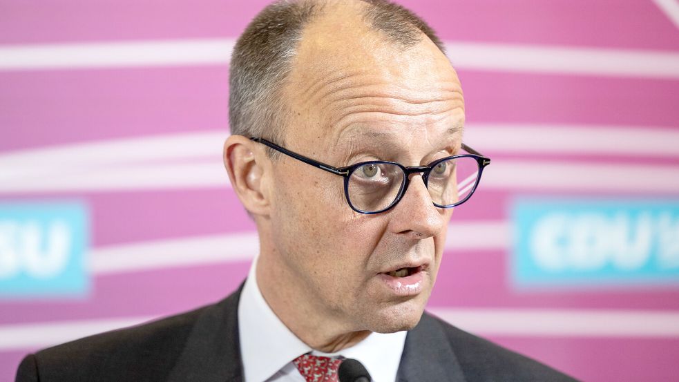 Friedrich Merz und die CDU glauben, dass der Name „Bürgergeld“ in die Irre führt. Was die Partei ändern will. Foto: dpa/Hannes P Albert