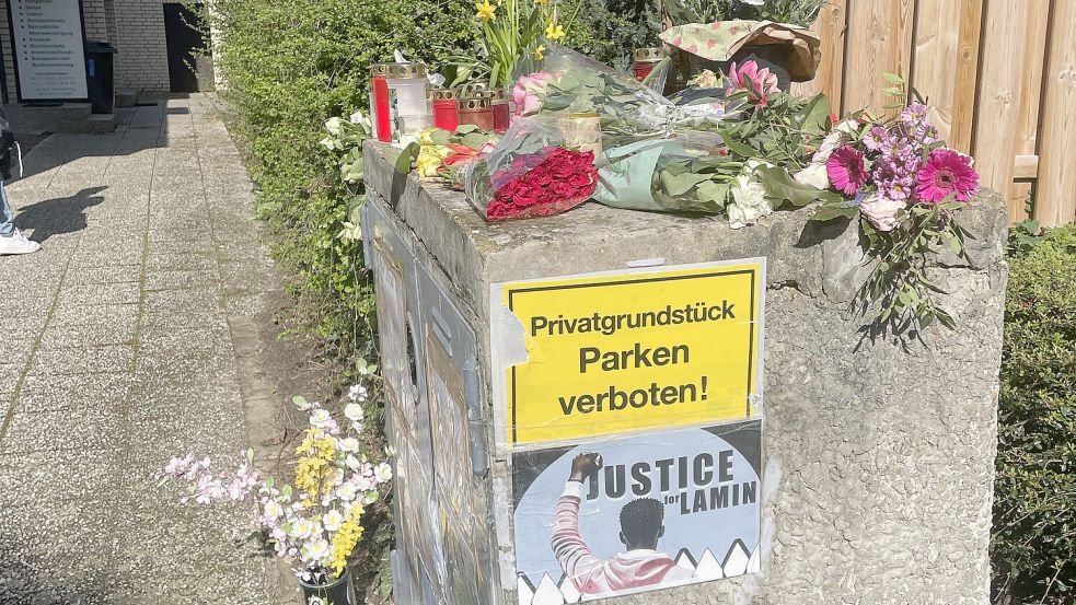 In Nienburg starb Lamin Touray bei einem Polizeieinsatz. Aktivisten fordern Aufklärung. Foto: Marie Busse