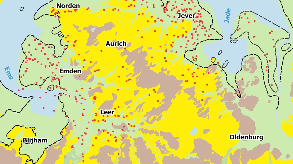 Das Marschland. Foto: Niedersächsisches Institut für historische Küstenforschung/ Thorsten Becker