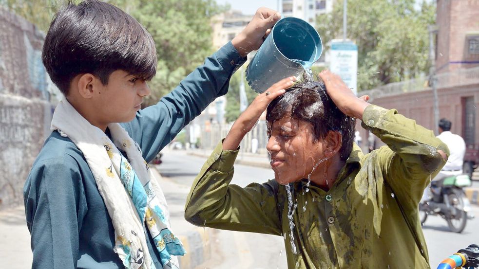 Temperaturen von über 40 Grad sind in Südasien um diese Jahreszeit nicht ungewöhnlich. Foto: Ppi/PPI via ZUMA Press Wire/dpa