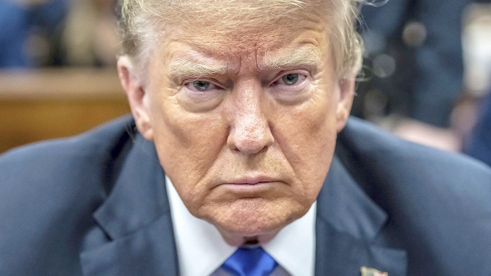 Donald Trump ist der erste ehemalige US-Präsident, der wegen einer Straftat verurteilt wird. Die Republikaner unterstützen ihn dennoch weiter als Präsidentschaftskandidat. Foto: dpa/Pool New York Magazine/AP/Mark Peterson