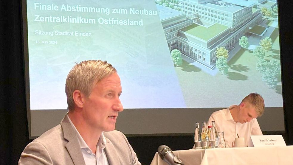 Der Geschäftsführer der Kliniken Aurich-Emden-Norden, Dirk Balster. Foto: Aiko Recke