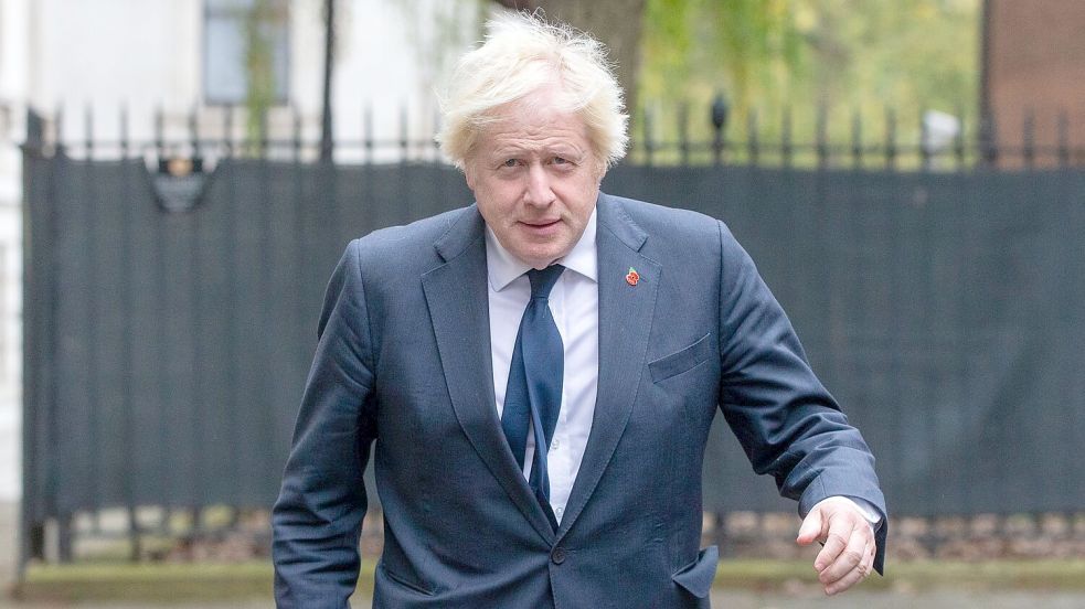 Boris Johnson war 2022 von seinem Posten als Regierungschef zurückgetreten. Foto: Tayfun Salci/ZUMA Press Wire/dpa