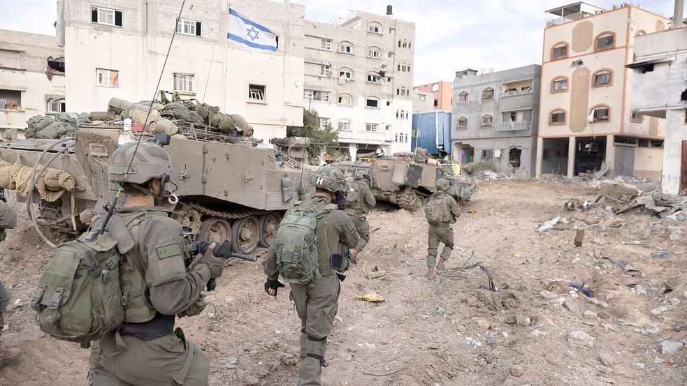 Die große Bodenoffensive gegen die Hamas im Gazastreifen könnte sich ihrem Ende nähern. (Archivbild) Foto: Moti Milrod/HAARETZ/AP/dpa