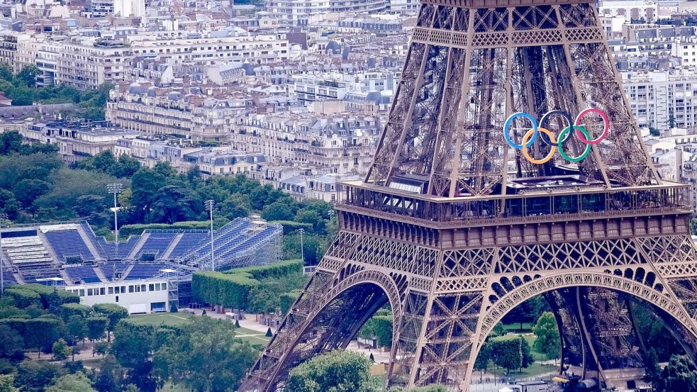 Die Sommerspiele in Paris werden am 26. Juli eröffnet. Foto: Christophe Ena/AP