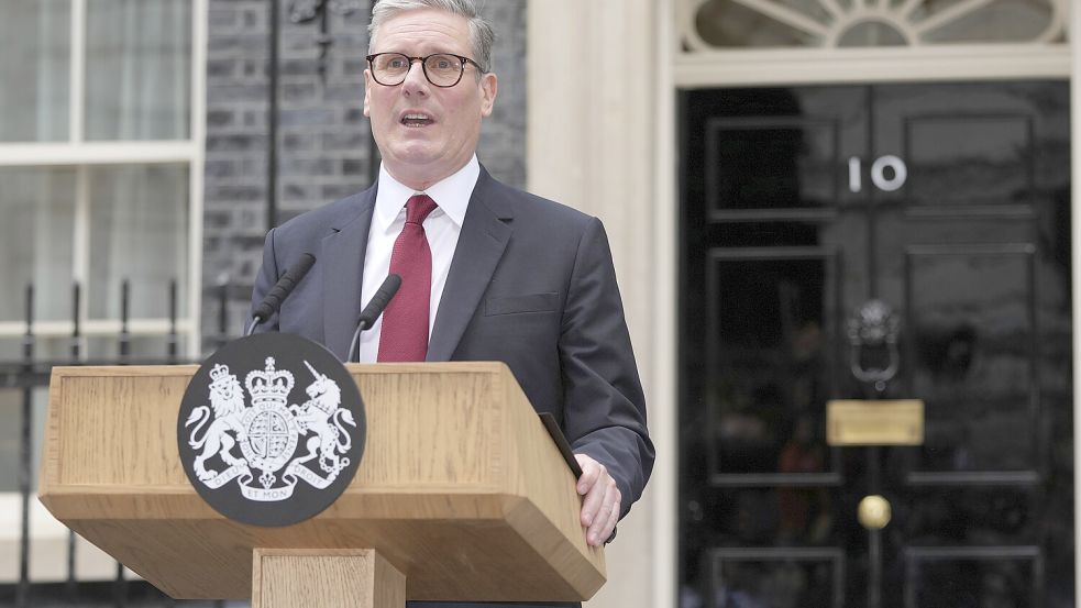 Sir Keir Starmer ist neuer Premierminister von Großbritannien. Foto: dpa/Kin Cheung