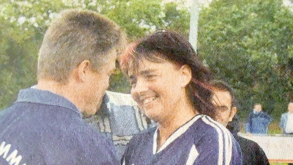 Erika de Buhr wird nach 24 Jahren von Trainer Bruno Mönck verabschiedet. Foto: privat