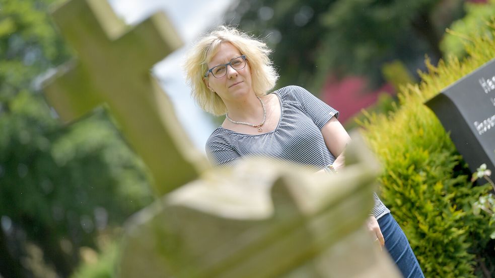 Cathrin Meenken, Pastorin in der Lambertikirche Aurich und Öffentlichkeitsbeauftragte für den Kirchenkreis Aurich. Foto: Ortgies