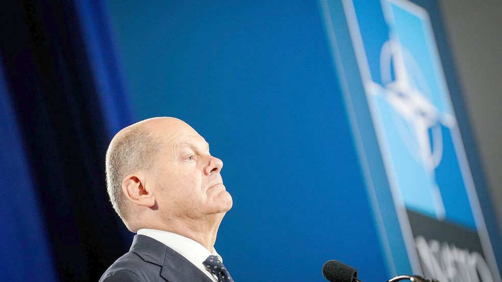 Kanzler Scholz will keine weitere Lockerung der Auflagen für den Einsatz westlicher Waffen gegen Russland. Foto: Kay Nietfeld/dpa