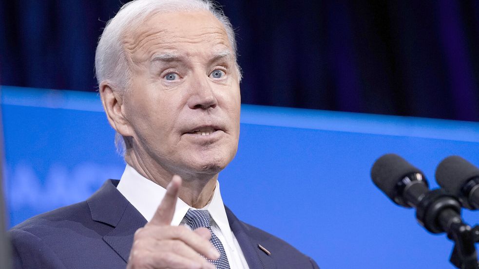 US-Präsident Joe Biden möchten weiterhin für die Wahl im November kandidieren. Foto: dpa/AP/Susan Walsh