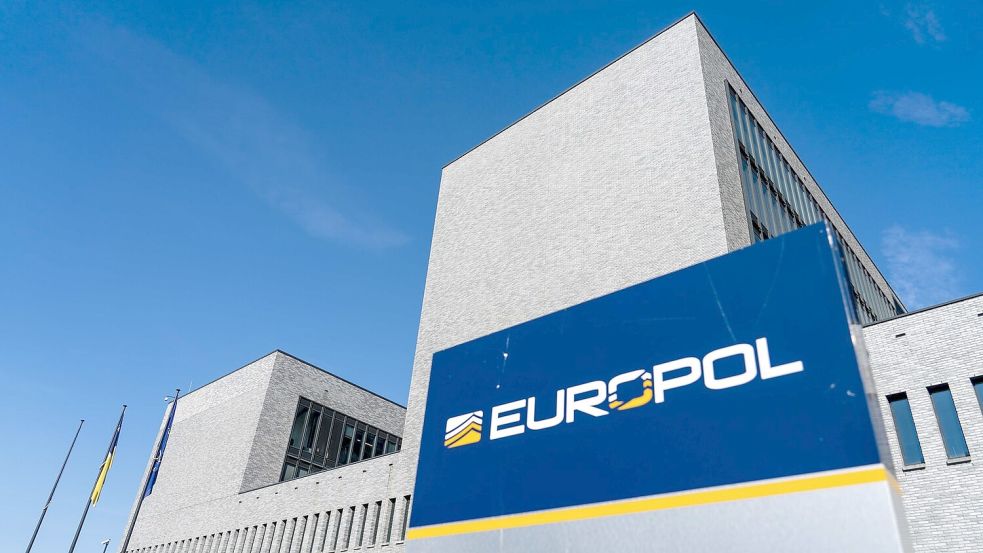 Blick auf das Gebäude von Europol. Europol ist die EU-Polizeibehörde mit Sitz in Den Haag. Foto: Jerry Lampen/anp/dpa