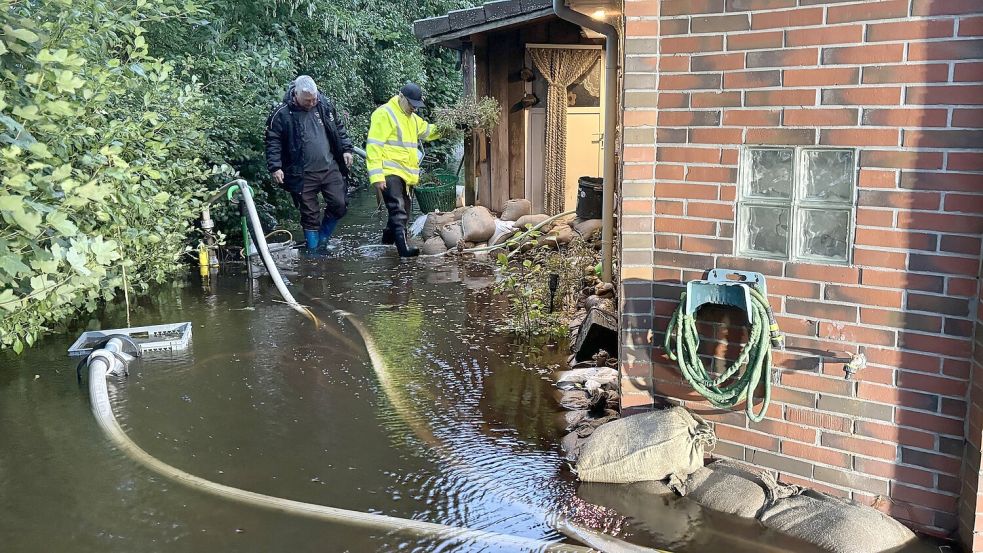 In diesem Haus in Neu-Barstede kam es nach dem Starkregen zu einem Elementarschadensfall. Foto: Karin Böhmer