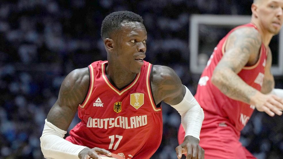 Würde gerne die deutsche Fahne tragen: Dennis Schröder. Foto: Alastair Grant/AP