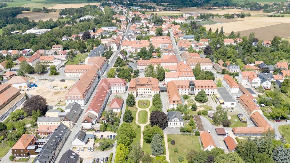 Die Brüdergemeine Herrnhut in Sachsen. (Archivfoto) Foto: Sebastian Kahnert/dpa