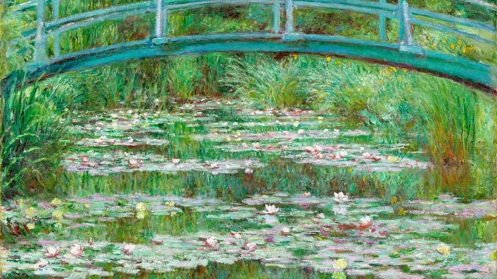 Aus dem Traumreich der Kunst: Eines von Calude Monets Gemälden mit dem Motiv der japanischen Brücke in seinem Garten. Foto: IMAGO/Trigger Image