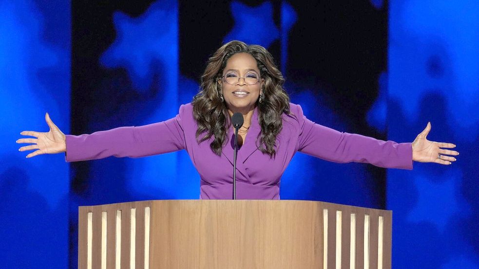 Oprah Winfrey hatte beim Parteitag einen Überraschungsauftritt. Foto: J. Scott Applewhite/AP/dpa