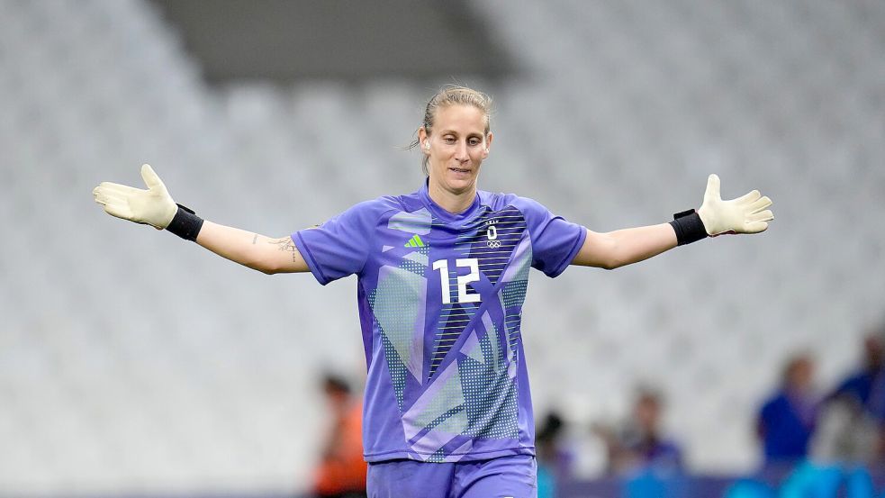 Olympia-Heldin der DFB-Frauen: Ann-Katrin Berger Foto: Julio Cortez/AP