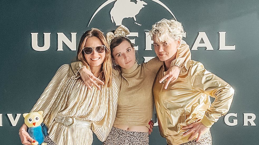 Nina Addin, Charlotte Simon und Christina Anders (von links) haben mit „Eule findet den Beat“ den deutschen Musikmarkt erobert. Doch bis dahin war es ein langer Weg. Foto: eulefindetdenbeat