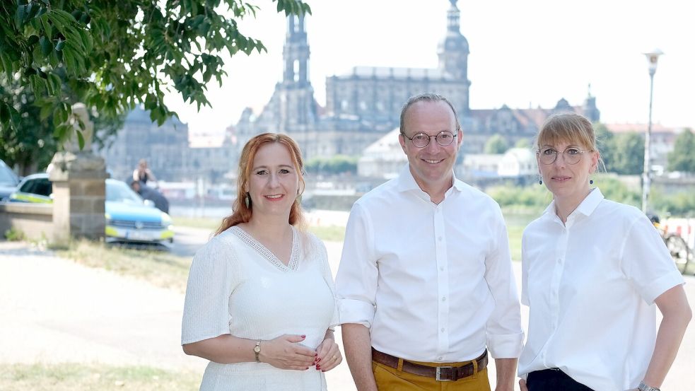 Die Grünen werfen der CDU und der SPD vor, eine Minderheitsregierung vorzubereiten. (Archivbild) Foto: Sebastian Willnow/dpa