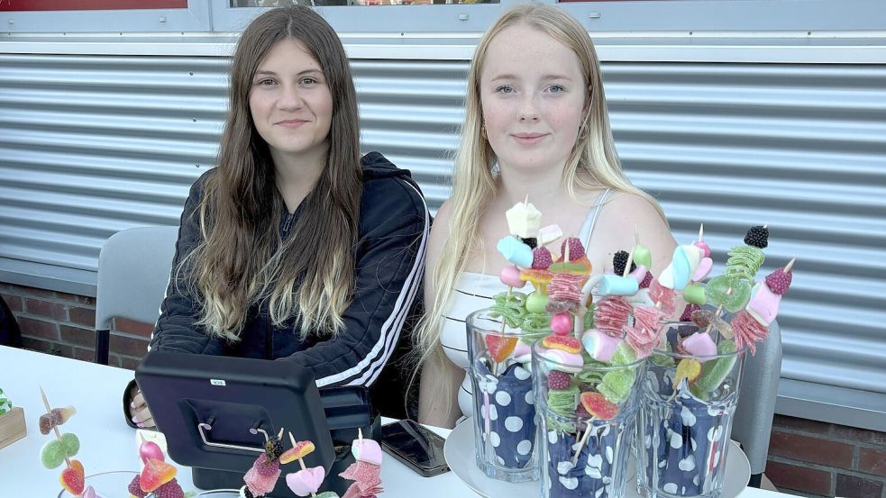 Viele Schüler hatten sich Spiele überlegt oder sich originelle Snacks ausgedacht. Foto: Karin Böhmer