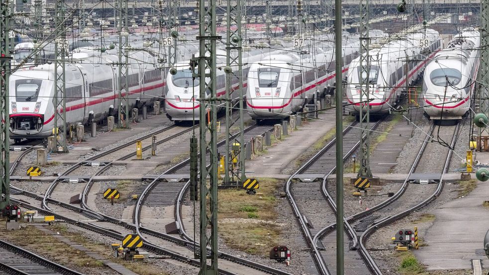 Züge der Bahn sind oft unpünktlich. Foto: Peter Kneffel/dpa