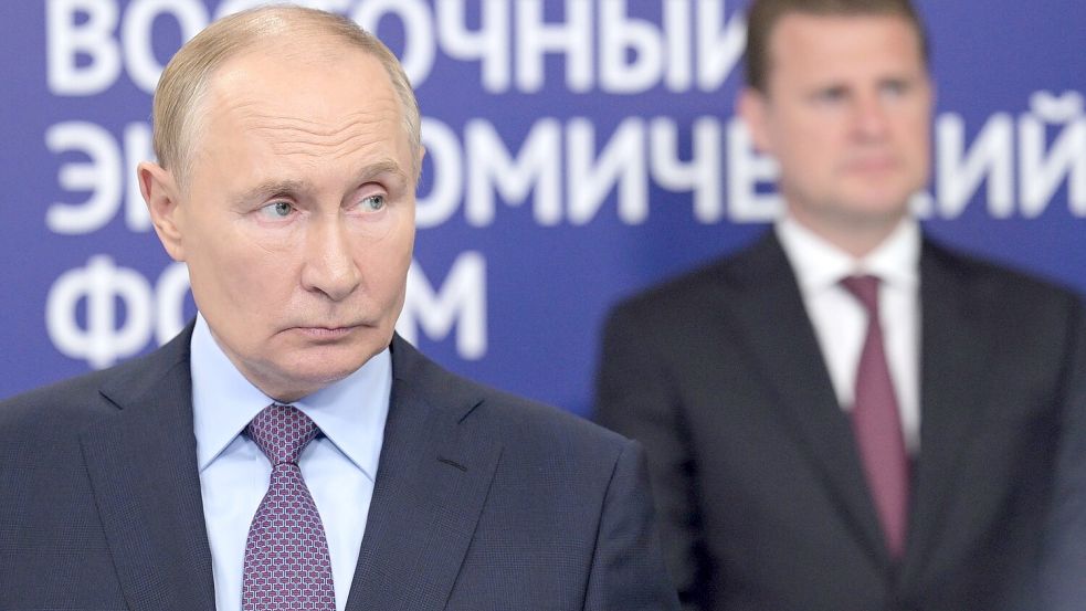 Der russische Präsident Wladimir Putin ist immer wieder Gastgeber des Wirtschaftsforums in Wladiwostok im Osten Russlands an der Pazifikküste. Foto: Alexei Nikolsky/Pool Sputnik Kremlin/AP/dpa