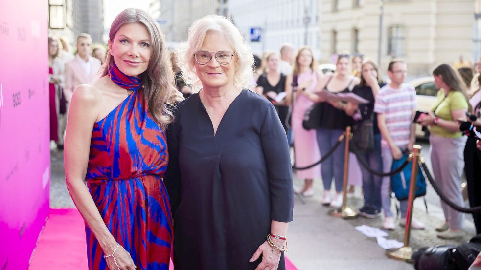 Christine Lambrecht (r.) bei einer Veranstaltung des Netzwerks „Frauen 100“: In der Politik mischte sie zuletzt nicht mehr mit. Foto: dpa/Christoph Soeder