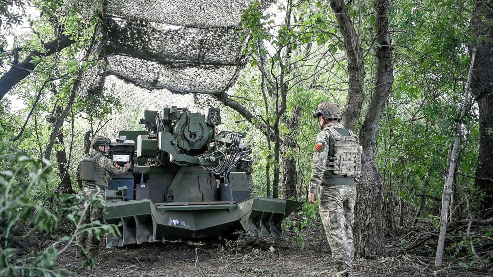 Der Frontabschnitt nahe Pokrowsk ist derzeit einer der schwersten für die Ukraine (Archivbild) Foto: ---/Ukrinform/dpa