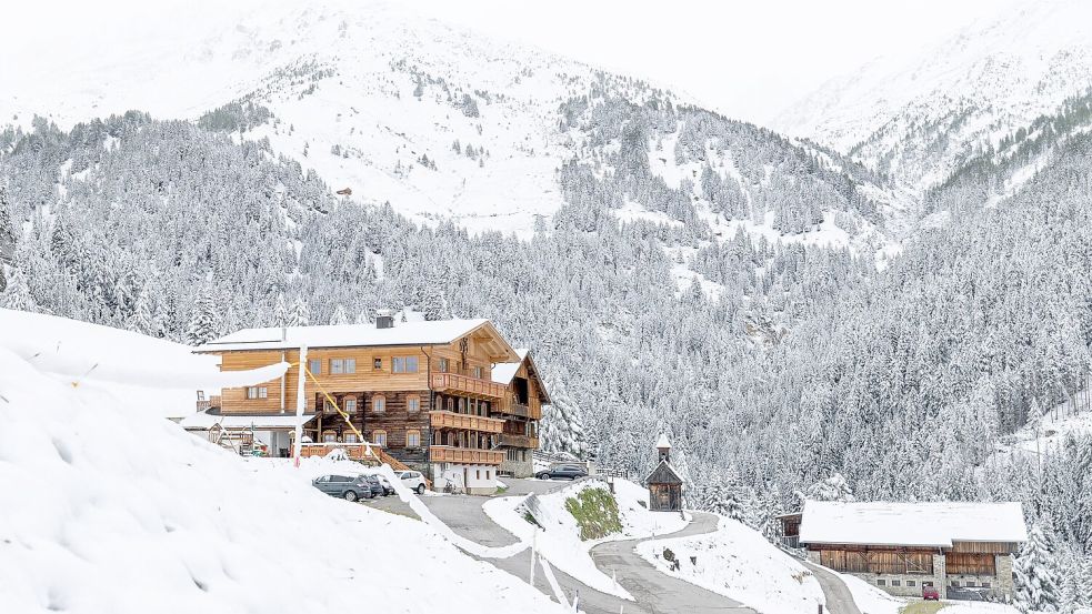 Wintereinbruch in Österreichs Bergen. Foto: Expa/Johann Groder/APA/dpa