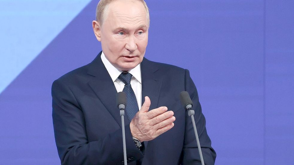 Putin hat dem Westen gedroht. (Archivbild) Foto: Sergei Karpukhin/Pool Sputnik Kremlin/AP/dpa