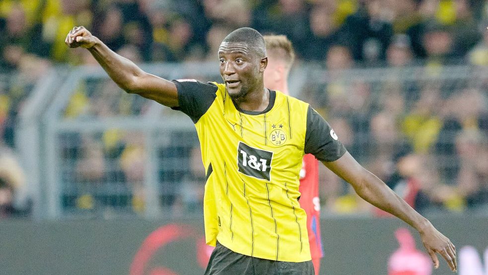 Serhou Guirassy ist ein lange nicht gekannter Stürmertyp für den BVB Foto: Bernd Thissen/dpa