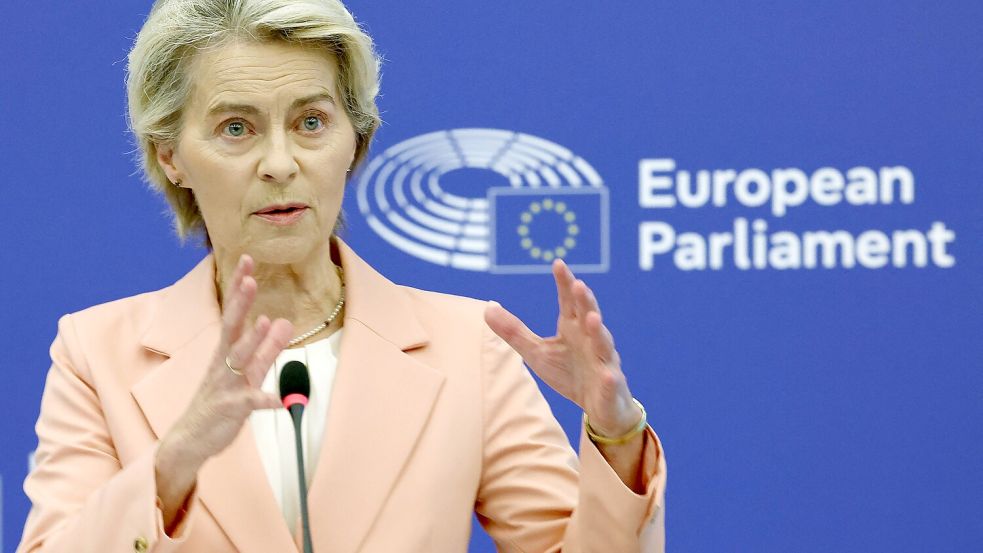 Von der Leyen besetzt die neue Kommission zu vierzig Prozent mit Frauen. Foto: dpa/afp/Frederick Florin