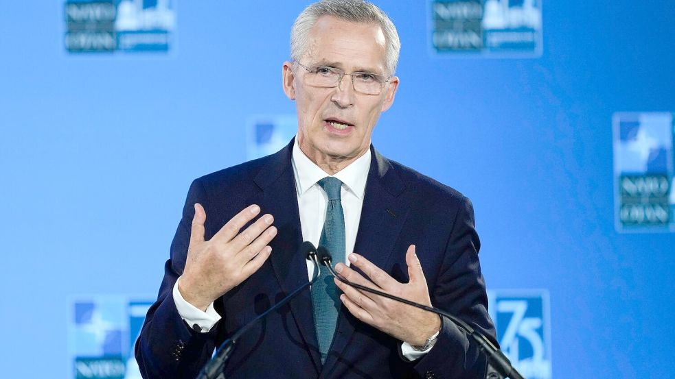 Nato-Generalsekretär Stoltenberg betont die Stärke des Militärbündnisses (Archivbild). Foto: Matt Rourke/AP