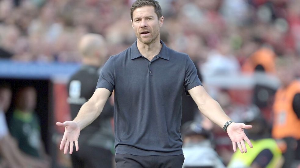 Xabi Alonso war mit der Leistung seines Teams nicht rundum zufrieden Foto: Federico Gambarini/dpa