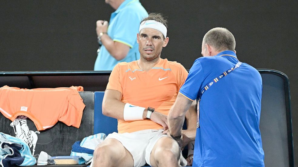 Verletzungen warfen Rafael Nadal in seiner Karriere immer wieder zurück. Foto: AAPIMAGE