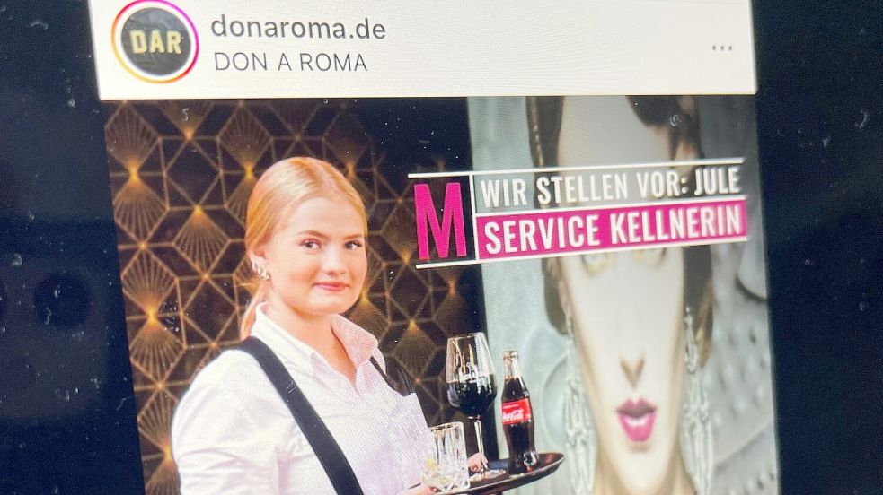 Das Restaurant „The Don A Roma“ geht offensiv mit sozialen Medien um. Foto: Boschbach