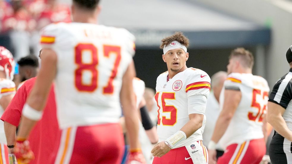 Chiefs-Quarterback Patrick Mahomes führte sein Team zum Sieg. Foto: Ashley Landis/AP/dpa