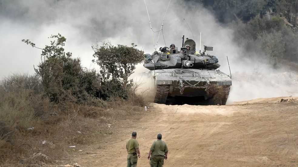 Israels Militär ist in den Libanon vorgedrungen (Archivbild). Foto: Baz Ratner/AP/dpa