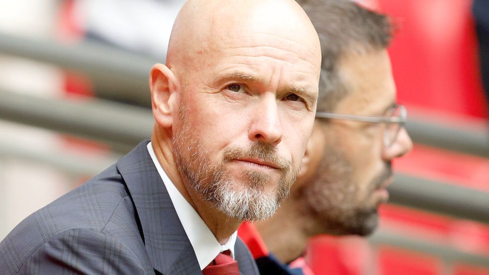 Erik ten Hag steht bei Manchester United unter Druck. Foto: David Cliff/AP/dpa