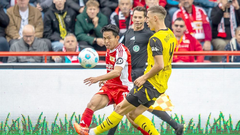 Dortmund konnte gegen Union nicht an seine gute Leistung aus der Champions League anknüpfen. Foto: Andreas Gora/dpa