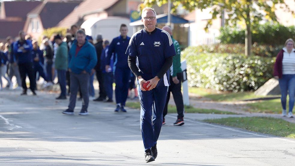 Jörg Gronewold gewann mit Dietrichsfeld den Heimwettkampf gegen Blersum.