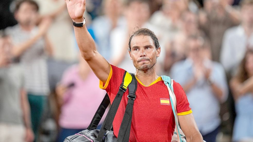 Rafael Nadal nimmt endgültig Abschied als Tennisprofi. Foto: Manu Fernandez/AP/dpa