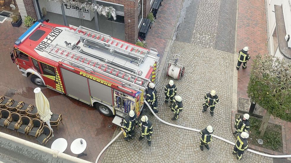 Die Feuerwehr war in Norden im Einsatz. Foto: Feuerwehr