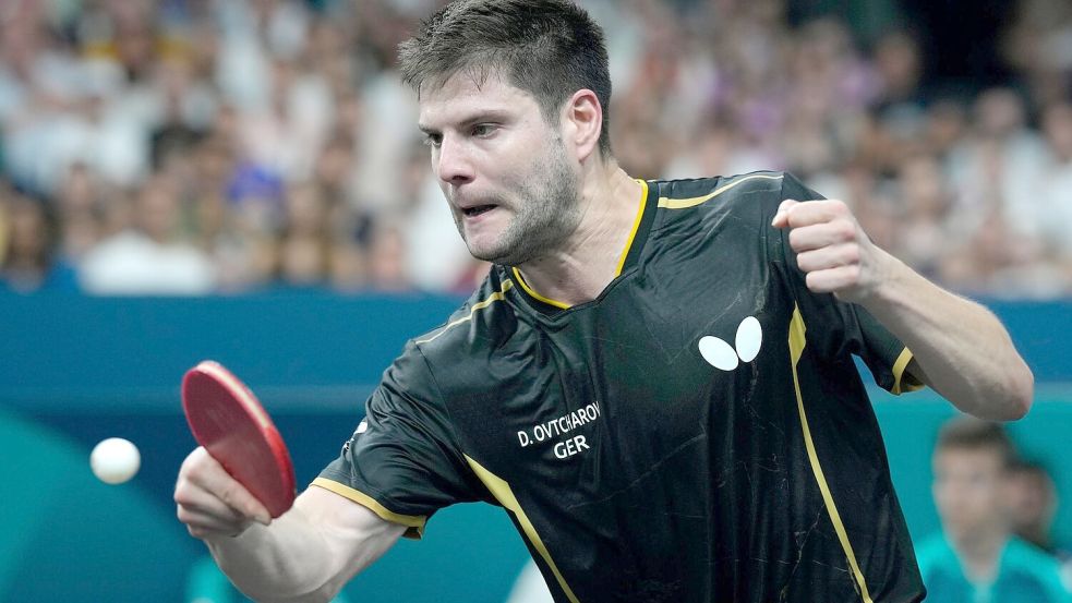 Steht im EM-Halbfinale: Der deutsche Tischtennis-Star Dimitrij Ovtcharov. Foto: Petros Giannakouris/AP/dpa