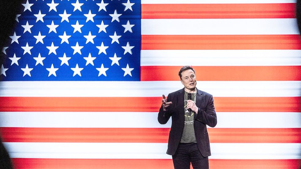 Musk mischt im Wahlkampf kräftig mit. Foto: Sean Simmers/The Patriot-News/AP/dpa