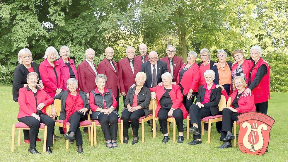 So sieht der Gemischte Chor Südbrookmerland heute mit 100 Jahren aus. Foto: privat