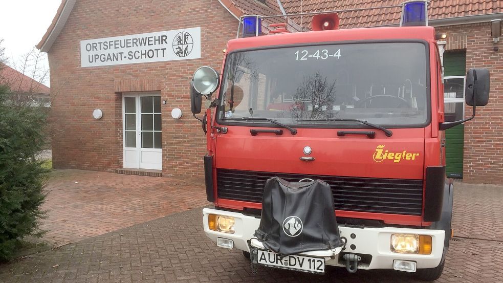 Bis auf Weiteres außer Dienst gestellt ist das 33 Jahre alte Löschfahrzeug LF 8 der Feuerwehr Upgant-Schott. Foto: Feuerwehr