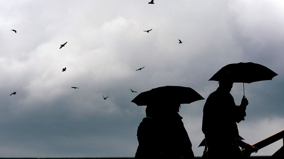 Die Temperaturen in Niedersachsen bleiben mild, aber ein Regenschauer ist in den nächsten Tagen immer drin. Foto: dpa/Oliver Berg