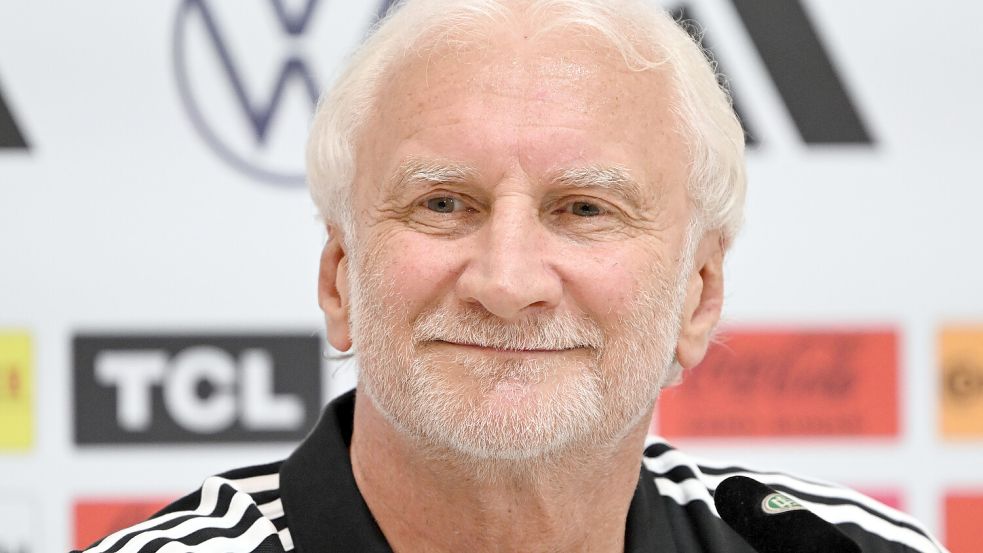 Rudi Völler wird Schirmherr beim Ostfrieslandcup. Foto: DPA